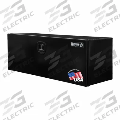 BUYERS PRODUCTS Underbody Truck Box: Underbody Truck Box, Single Drop-Down Door Door, Black - Single Drop-Down Door Boxes