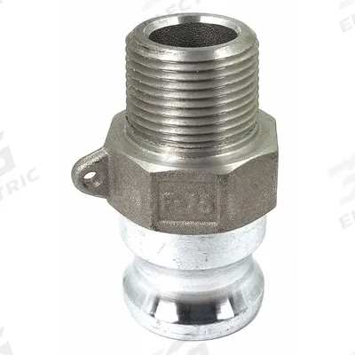 APPROVED VENDOR Cam and Groove Adapter: 3/4 in Coupling Size, 3/4 in Hose Fitting Size - Type F Aluminum Cam & Groove Fittings