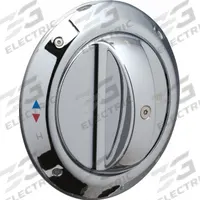 CHICAGO FAUCETS Shower Trim Kit: Metal, Ligature-Resistant, 8 in Overall Dp, 8 in Overall Ht (MPN SH-TK8-00-000). Key specifications — Material: Metal.