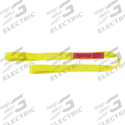 LIFT-ALL Web Sling: Type 3, Nylon, 4 ft Sling Lg, 11 in Eye Lg - Light-Use Nylon Flat-Eye Web Slings