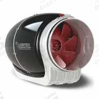 In-Line Duct Fan: 6 in Duct, 120V AC, 1 Ph, 60 Hz Freq, Polycarbonate (MPN S-600). Key specifications — Includes: Mounting Bracket; Brand: PANASONIC; Speed Controllable: Yes; High-Efficiency Motor: Yes; Housing Material: Polycarbonate; Nameplate Voltage: 120V AC; Number of Speeds: Variable; High-Efficiency Motor_Broad: High-Efficiency Motor.