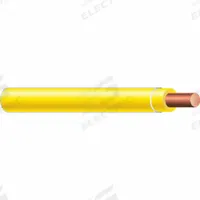 Wire: Copper, 12 AWG, 1 Conductors, Solid, Yellow, 2,000 ft Lg, THHN/THWN (MPN 58027605). Key specifications — Voltage: 600 V; Brand: SOUTHWIRE.