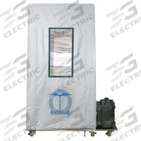 KONTROL KUBE Particle Containment Anteroom: 28 1/2 in Overall Wd, 14 in Overall Lg, 10 ft Overall Ht (MPN 6544-U). Key specifications — attr1058165: KONTROL KUBE; attr1058164: 6544-U; attr1058188: Kontrol Kube Topsider Portable Containment System; attr1058207: Particle Containment Anteroom.