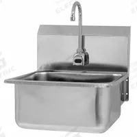 SANI-LAV Hand Sink: 1 Stations, 10 in Bowl Dp, 19 in Bowl Lg, 16 in Bowl Wd, Faucet Included, 18 ga (MPN ES2-525L). Key specifications — Includes Side Splash: Side Splash Not Included; Series: Stainless Steel Hand Wash Sink; Brand: SANI-LAV; Power Source: AC Powered.