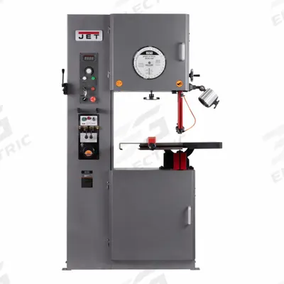 JET Band Saw: 20 in Throat Dp - Vertical, 70 to 1700 SFPM, 15° Left/45° Right - Manual Vertical Metal-Cutting Band Saws