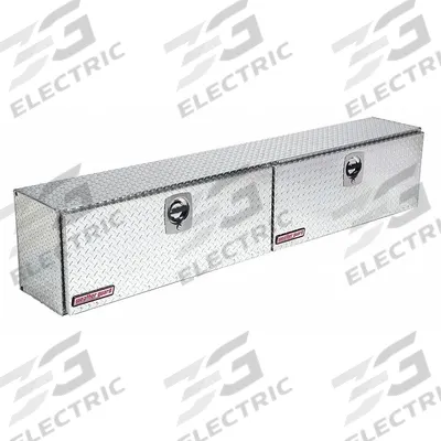 WEATHER GUARD Topside Truck Box: Topside Truck Box, Double Drop-Down Doors Lid, D-Handle - Double Drop-Down Door Topside Boxes