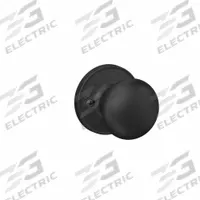 SCHLAGE RESIDENTIAL Stratus Knob Lockset: Dummy Lever Locksets (MPN J170-STR-622). Key specifications — Ligature Resistance: Not Ligature-Resistant; Brand: SCHLAGE RESIDENTIAL; Visual Indicator Message: No Message; Lockset Style: Stratus; ADA Compliant: No; Finish: Black Painted : Metal.
