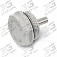 JW WINCO Threaded Plug: with Alnico Magnet, Aluminum, Fluorine Rubber Seal, Type G, 3/8 in Thd (MPN 738.1-22-G3/8). Key specifications — attr1303757: Aluminum; attr1303744: JW WINCO; attr1303756: Alnico; attr1303766: 3/8 in; attr1303767: Type G; attr1303762: Fluorine Rubber.