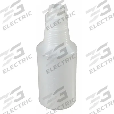 IMPACT Spray Bottle: 16 oz Container Capacity, Stream, White, 28/400 Closure Size - Bottles without Sprayer