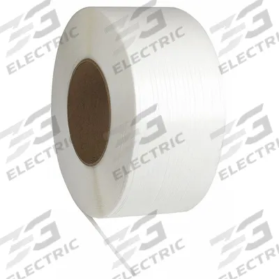 APPROVED VENDOR Plastic Strapping: 3/8 in Strapping Wd, 0.021 in Thick, 250 lb Break Strength - Machine-Grade Polypropylene Strapping