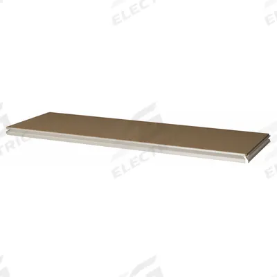 TENNSCO Shelf: 48 in x 18 in, 850 lb Load Capacity, Particleboard, Sand - Particleboard Decking Shelf Kits for Boltless Shelving