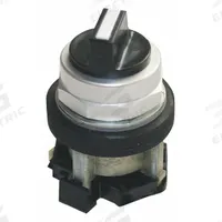 EATON Selector Switch: 30 mm Panel Mounting Size, 2 Positions, Short Lever, 2NC/2NO, Metallic (MPN HT8JKH3AF1Q1). Key specifications — AC Contact Rating: 10 A @ 600 V; Action: Momentary/Maintained; Cam: 3A; DC Contact Rating: 5 A @ 250 V; Hazardous Location Specification: Not Rated; Operator Head Material: Polymer; Operator Head Type: Short-Handled Knob; Operator Illumination: Non-Illuminated.