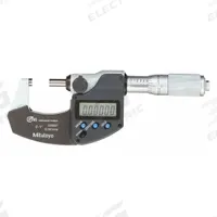 MITUTOYO IP65 Digital Outside Micrometer: 0 in to 1 in /50.8 mm to 76.2 mm, Inch/Metric, IP65 (MPN 293-348-32). Key specifications — attr1182744: 0.00005 in/0.001 mm; attr1182751: Certificate of Inspection; attr1182776: IP65; attr1182741: MITUTOYO; attr1182743: +/- 0.00005 in; attr1182759: Yes.