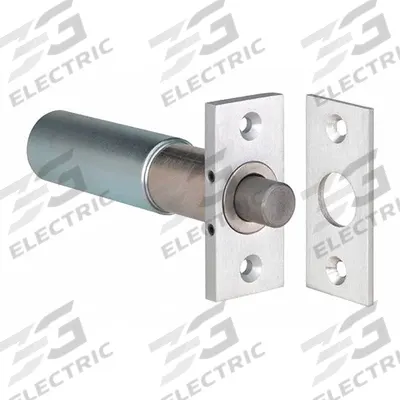 SECURITY DOOR Door Bolt: Electric Bolt Lock, 2 3/4 in Ht, 1/4 in Wd - Door Bolts