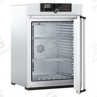 MEMMERT Universal Oven: Forced Air, 9 cu ft Capacity, 300°C Max Temp, 3,400 W Watt, +/-1.8°C, Oven (MPN UF 260). Key specifications — Voltage: 115V AC; Brand: MEMMERT; Temperature Accuracy Tolerance: +/-0.1°C up to 99.9°C, +/-0.5°C @ 100°C+; Temperature Uniformity: +/-1.8°C.