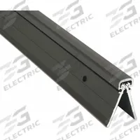 NATIONAL GUARD Piano Hinge: Aluminum, 83 in Leaf Ht, 1 9/16 in Leaf Wd, Screw-On (MPN HD1100DKB-83). Key specifications — Material: Aluminum.