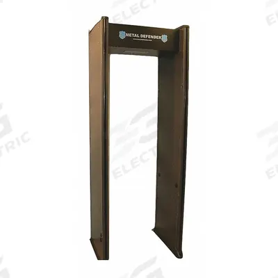 METAL DEFENDER Walk-Through Metal Detector: Metal Defender, 6 Zones - Standard Walk-Through Metal Detectors