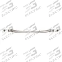 MONROE PMP Pull Handle: Unthreaded Holes, Stainless Steel, Silver, 1/4 in Screw Size, 0.5 in (MPN PH-0217). Key specifications — Brand: MONROE PMP; Projection Type: Non-Recessed; Material: Stainless Steel; Finish: Polished; Color: Silver; Folding Type: Fixed; Mounting Type: Unthreaded Holes; Screw Size: 1/4 in.