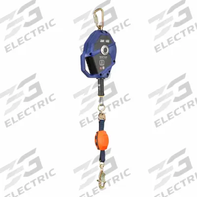 3M DBI-SALA Self Retracting Lifeline: Steel Carabiner Anchor - Mounted SRLs