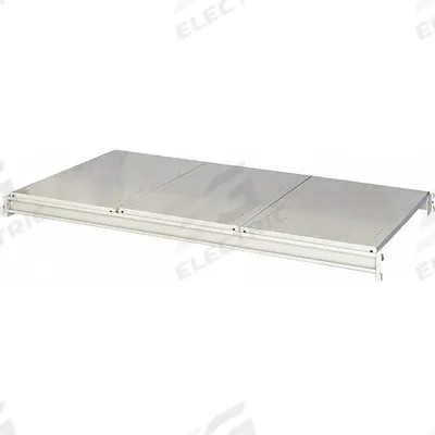 HALLOWELL Bulk Rack Shelf: 60 in x 48 in x 3 1/8 in, 14 ga Beams, Steel - Flat Steel Decking Bulk Rack Shelf Kits
