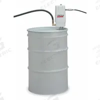 LINCOLN Air Drum Pump: Stub Pump w/ Discharge Hose & Nozzle, 3:1, 6 gpm Max. Flow Rate, Steel (MPN 2424). Key specifications — Brand: LINCOLN; Suction Tube Material: Steel.