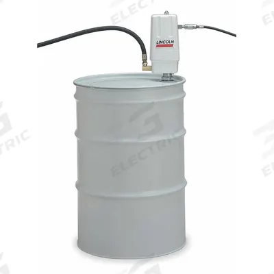 LINCOLN Air Drum Pump: Stub Pump w/ Discharge Hose & Nozzle, 3:1, 6 gpm Max. Flow Rate - Standard Dispensing Piston Drum Pumps