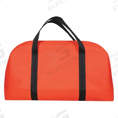 CONDOR Tool Bag: 24 in W x 12 in D x 15 in H, Orange, Polyester, 0 Pockets - Polyester Wide-Mouth Tool Bags