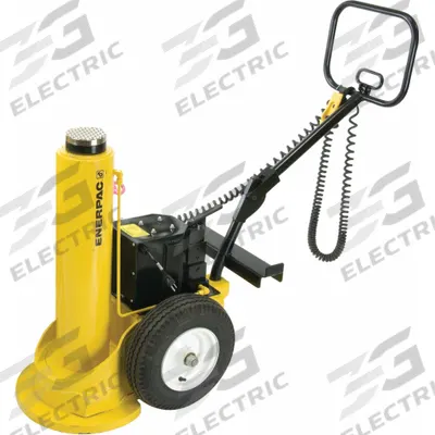 ENERPAC Lifting Jack: Steel, Electric Pump, Electrical, 60 ton Load Capacity - High-Tonnage Wheeled Jacks