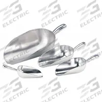 CRESTWARE Scoop: Silver, Scoop, Cast Aluminum, 24 oz Capacity (MPN AS24). Key specifications — NSF Certified: No; Brand: CRESTWARE; Color: Silver.