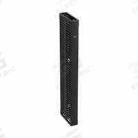 PANDUIT Vertical Dual-Sided Manager: Vertical, 45 U, Dual Side Sides, 83 7/8 in Overall Ht, Steel (MPN PR2VD06). Key specifications — Color: Black; Includes: (2) Doors; Orientation: Vertical; Brand: PANDUIT; Material: Steel; Number of Sides: Dual Side; Product Type: Dual-Sided Manager.