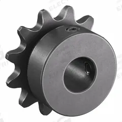 TSUBAKI Single Strand Sprocket: 35, For 3/8 in Chain Pitch, 1/2 in Bore Dia, 12 Teeth, Steel (MPN 35B12F-1/2). Key specifications — Brand: TSUBAKI.