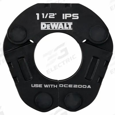 DEWALT Press Jaw: 1 1/2 in Pipe, Carbon Steel - Jaws & Rings for Standard & Extended Press Tools