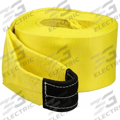 LIFT-ALL Vehicle Recovery Strap: 30 ft Overall Hook Size, 6 in Overall Wd, 30 ft Overall Lg - Recovery Straps