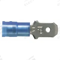 PANDUIT Wire Disconnect: Male Tab, Blue, Nylon, Partial Coverage, 16 AWG – 14 AWG Wire Size (MPN DNF14-250M-C). Key specifications — attr1307035: PANDUIT; attr1307036: DNF14-250M-C.