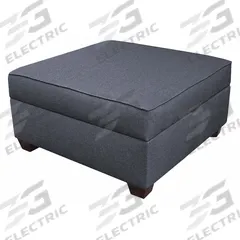 DUOBED Storage Ottoman: Blue, 30 in Overall Wd, 30 in Overall Dp, 18 in Overall Ht, Black (MPN IMFO30-DM). Key specifications — Brand: DUOBED.