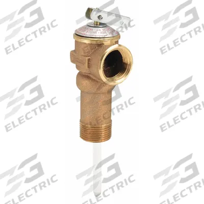 CASH ACME Temperature and Pressure Relief Valve: Section IV ASME Section, MNPT x FNPT - ASME Section IV Temperature & Pressure Relief Valves