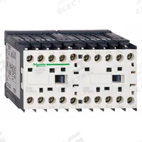 SCHNEIDER Miniature IEC Magnetic Contactor: Reversing, 3 Poles, 3NO Contacts, 12 A, 120V AC Coil (MPN LC2K1201G7). Key specifications — Brand: SCHNEIDER; Integrated Surge Suppression: No.