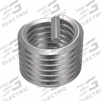 HELI-COIL Helical Insert: Tanged Tang Style, Screw-Locking, 1"-8 Thread Size, 1 in Overall Lg - Screw-Locking Tanged Helical Inserts