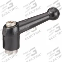 KIPP Adjustable Handle: Zinc w/ SS Thread, 5/16"-18, 64 mm Lg (MPN K0117.2A31). Key specifications — Brand: KIPP.