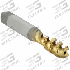 OSG Spiral Flute Tap: 3/8"-24 UNF, 2B, 3 Flute, Bottoming Chamfer, TiN Coated High Speed Steel (MPN 2986105)