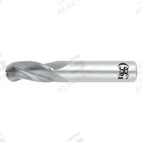 OSG Ball End Mill: Carbide, TiAlN Coated, 3 Flute, 12 mm Mill Dia, 25 mm LOC, 76 mm OAL (MPN 403-4724-BN11)