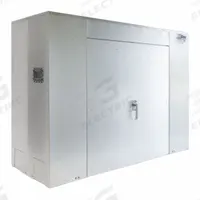 HOT BOX Valve Enclosure: Aluminum, 50 in Overall Ht, 32 in Overall Wd, 90 in Overall Lg, Gray (MPN LA032090050). Key specifications — Brand: HOT BOX; Material: Aluminum; Color: Gray.