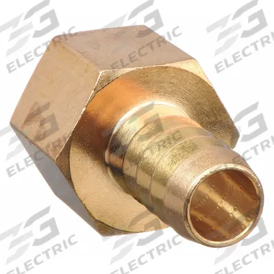 APPROVED VENDOR Barbed Hose Fitting: For 1/2 in Hose I.D., Hose Barb x NPT, Male x Female - Brass Multipurpose (Air, Water, Chemical) Rigid Barbed Hose Fittings