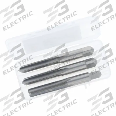 CLEVELAND Tap Kit: M8x1.25 Metric, D5 / 6H, 4 Flute - Three-Piece Hand Tap Sets