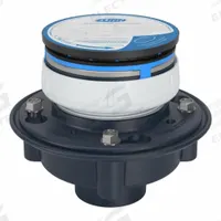 ZURN Floor Drain: 8 1/4 in Overall Dia, 6 in Grate Size, 4 in Nominal Pipe Size, Solvent Weld, PVC (MPN EZ1-PV3-R6). Key specifications — Color: Bronze; Connection Type: Solvent Weld; Brand: ZURN; Includes: PVC Body.