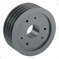 APPROVED VENDOR V-Belt Pulley: 8V1320, 4 Groove, 13.2 in OD, Bushed Bore, F, For 8V/8VX Belt Section (MPN 48V1320F). Key specifications — Pulley Industry Number: 8V1320; Pitch Diameter: 13.2 in (8V); For Belt Section (broad, with similar types): 8V or 8VX.