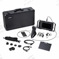 FLIR Videoscope Kit: 640 x 480, 2 m Shaft Lg, 3.9 mm Shaft Dia, 3.9 mm Camera Dia, 7 in Display Size (MPN VS80-KIT-8). Key specifications — Brand: FLIR; Camera Pixel Resolution: 640 x 480; Features: Side-by-Side Live to Stored Image Comparison; Includes: USB-C to USB-A Cable; Includes Probe: Camera Probe Included; Display Portability: Fixed; Camera Probe: Included.