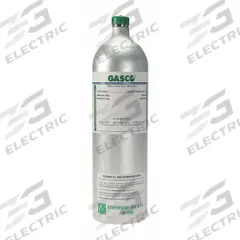 GASCO Calibration Gas: Air, Disposable, +/-5% Accuracy, NH3, Calibration Gas, 74 L Cylinder Capacity (MPN 74L-14-7). Key specifications — For Use With: All OEM Gas Detectors; Background Gas: Air; Brand: GASCO; Gas Mixture: Ammonia 7 ppm; Reusability: Disposable.