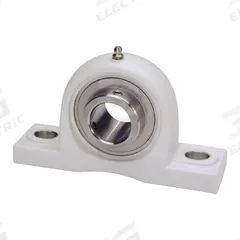 IPTCI BEARINGS Pillow Block Bearing: 1 1/2 in Bore, Polymer, Set Screws, 1 15/16 in Shaft Ht (MPN SUCTP208-24). Key specifications — Brand: IPTCI BEARINGS; Maximum Speed: 3,750 RPM; Mounting Bolt Size: 1/2 in; Standards: AFBMA; System of Measurement: Inch.