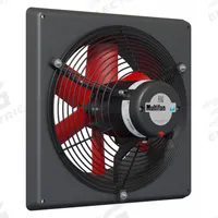 Exhaust Fan: Direct Drive, 12 in Blade, 1/4 hp, 2,210 cfm, 240V AC, 1 ph, Totally Enclosed (MPN V2E30KBM71100). Key specifications — Assembled: Assembled; Brand: MULTIFAN; Nameplate Voltage: 240V AC; Frame Material: Fiberglass; Guard Type: Intake; Method of Construction: Cast; Motor Type: Permanent Split Capacitor; Motor Insulation: Class F.